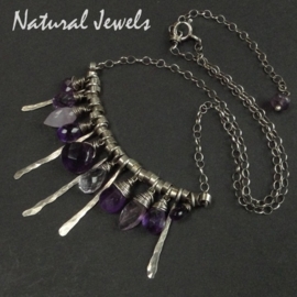 Necklace All Amethyst