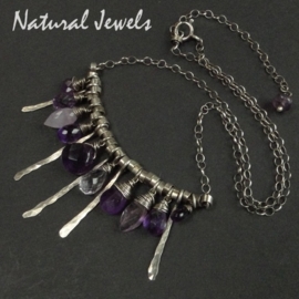 xxx - verkocht - xxx Necklace All Amethyst