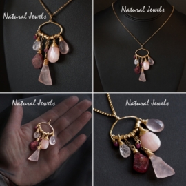 xxx - verkocht - xxx Robust Golden Pink Pendant