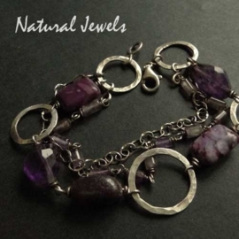 xxx - verkocht - xxx Bracelet Earthy Amethyst