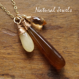 GELE edelsteen sieraden
