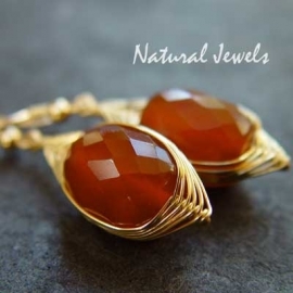 xxx - verkocht - xxx Faceted Carnelian