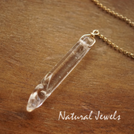 Pendel Bergkristal goud