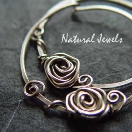 xxx - verkocht - xxx Hoops Silver Roses