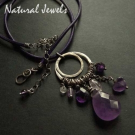 xxx - verkocht - xxx Necklace Earthy Purple