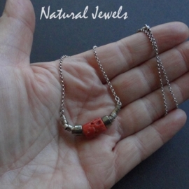 xxx - verkocht xxx Necklace Earthy Coral