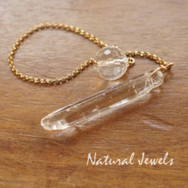 Pendel Bergkristal goud
