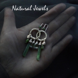 Robust Earrings Green Mix