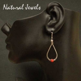 xxx - verkocht xxx Hammered Drops with Coral