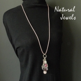 xxx - verkocht - xxx Necklace Bunch of Pink