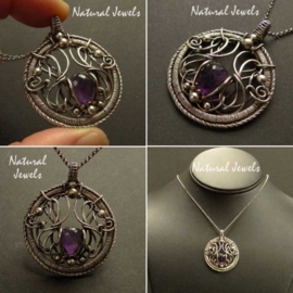 xxx - verkocht - xxx Pendant Celtic Amethyst