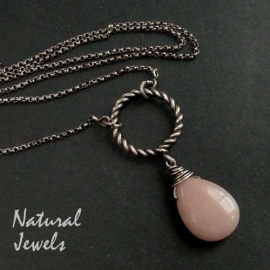 xxx - verkocht - xxx Necklace Pink Opal