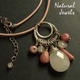 xxx - verkocht xxx Necklace Earthy Rosequartz