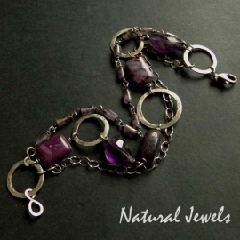 xxx - verkocht - xxx Bracelet Earthy Amethyst