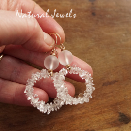 Oorbellen Bergkristal