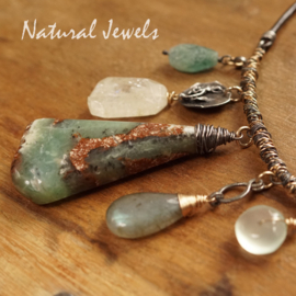 Halsketting Chrysopraas