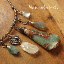 Halsketting Chrysopraas