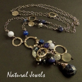 Long Necklace Sodalite