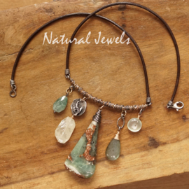 Halsketting Chrysopraas