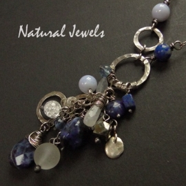 Long Necklace Sodalite