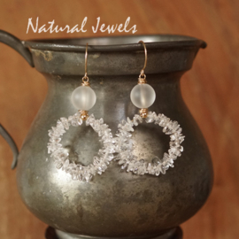 Oorbellen Bergkristal