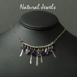 xxx - verkocht - xxx Necklace All Amethyst