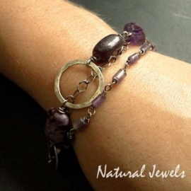 xxx - verkocht - xxx Bracelet Earthy Amethyst