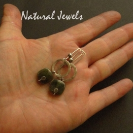 xxx - verkocht - xxx Earrings Earthy Jade