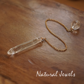 Pendel Bergkristal goud