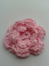 Gehaakte bloem | 4cm roze