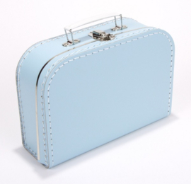 Compleet koffertje | blauw met naam | tuinbroek knuffel