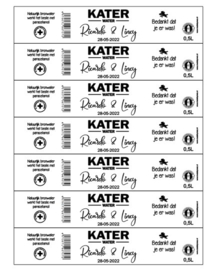 Stickervel | DIY katerwater etiket