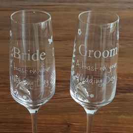 Champagne glazen | A toast on your wedding day