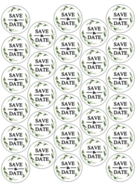 Stickervel | Save the date