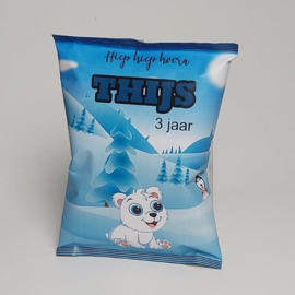 DIY chips zakje | ijslandschap | printable