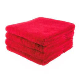 Handdoek rood | geborduurd met naam