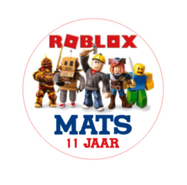 Stickervel | Roblox | naam | leeftijd