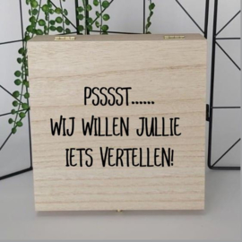 Giftbox | Pssst....wij willen jullie iets vertellen!