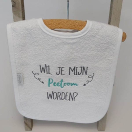 Wil je mijn Peetoom worden? | slab wit