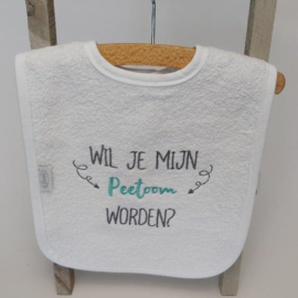 Doosje met een vraag | Wil je mijn Peetoom worden? (mint groen)