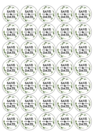 Stickervel | Save the date