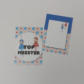 Gelukspoppetjes mini kaartje A7 | Top meester