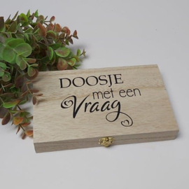 Doosje met een vraag | Wil je mijn Peettante worden? (roze)