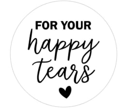 Stickervel | For your happy tears