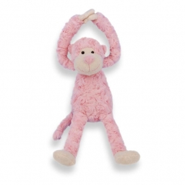 Knuffel slingeraap | Roze