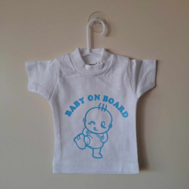 Mini t-shirt | wit | baby on board