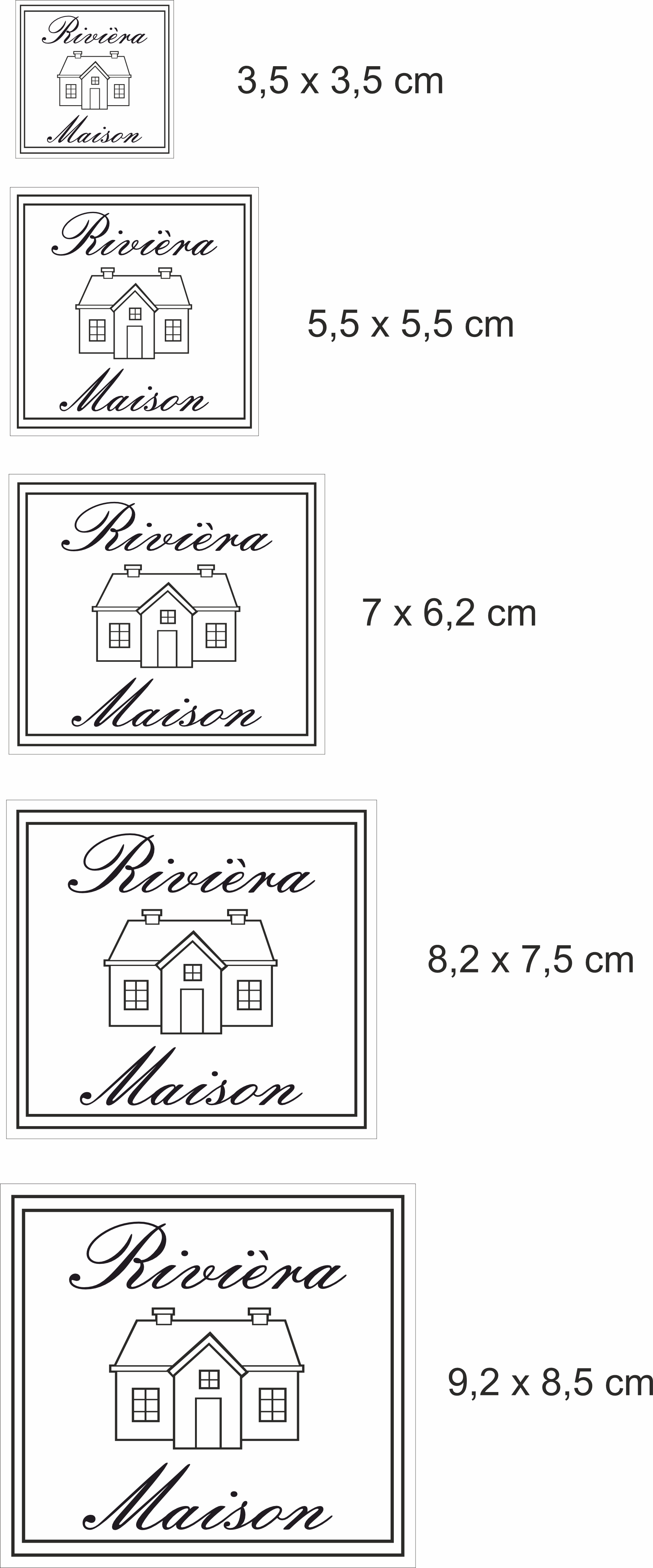 transparante RM stickers