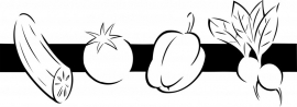 N6-253 keuken sticker ( groente ) prijs vanaf