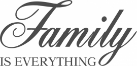 muursticker: Family is everything