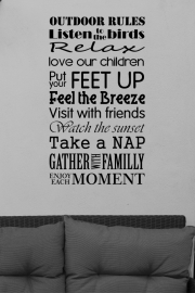 Tekst: Outdoor Rules